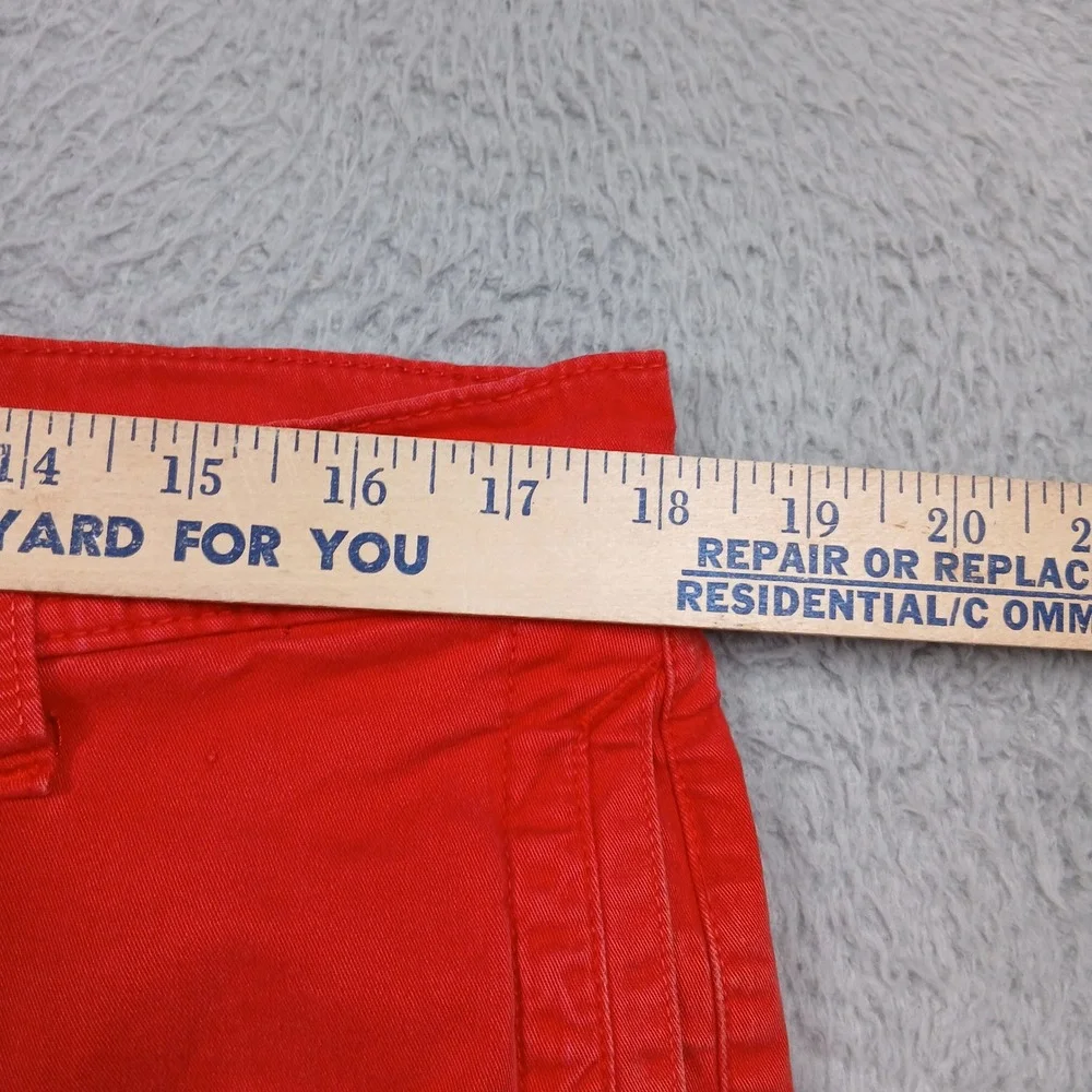 The North Face Red Chino Shorts Men's 36 Cotton Casual‎ Outdoor